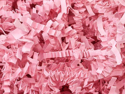 Crinkle Cut Paper Shred Small Packs: 1 Pack / 8 oz Bag / White & Iridescent
