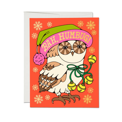 Bah, Humbug! greeting card: Single