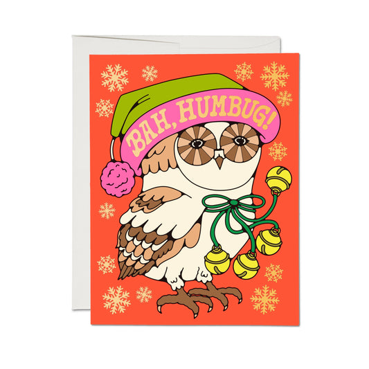 Bah, Humbug! greeting card: Single
