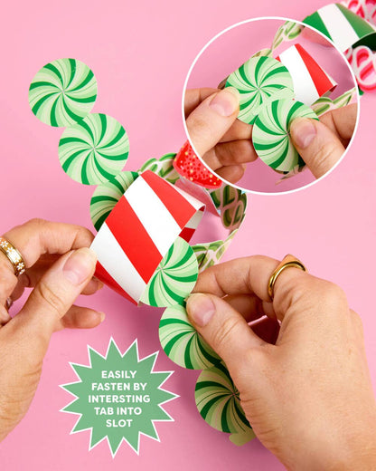 Xo, Fetti x ban.do Candy Paper Chain Garland | Christmas