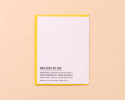 Letterpress Birthday Card—Very Happy Birthday (Cake, Cute)