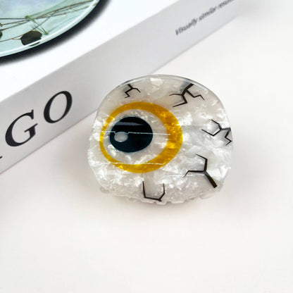 Personalized eyeball hair claw clip: C
