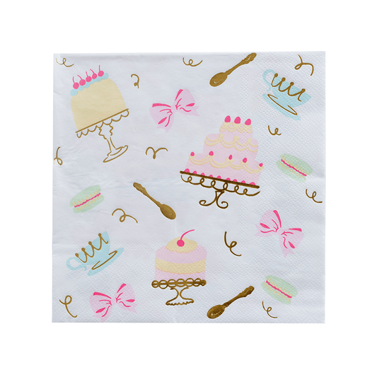 Let Them Eat Cake Large Napkins - 16 Pk
