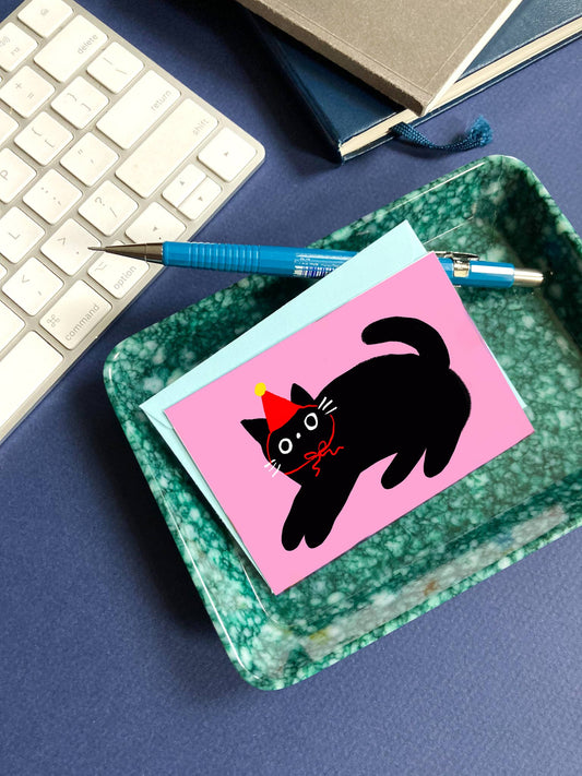 Party Cat –  Mini Note Card