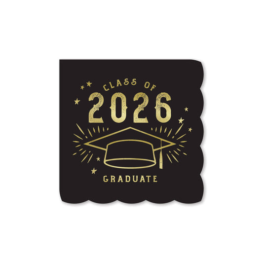 Foil 2026 Graduate Cocktail Napkin (18ct)
