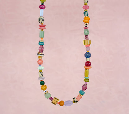 Beaded Colorful Friendship Necklace