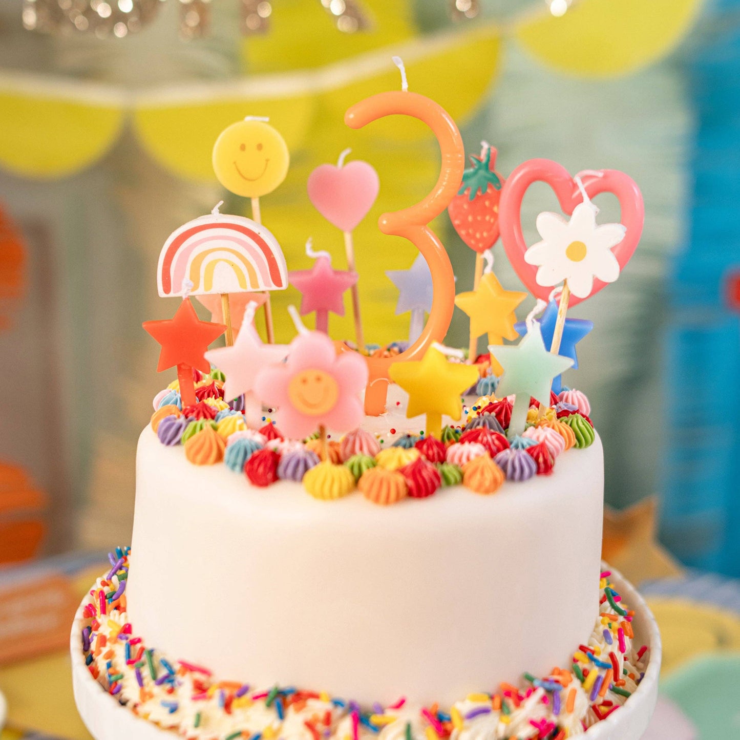 Slim Birthday Candle - 5