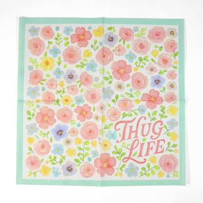 Thug Life - Funny Granny Cocktail Napkins