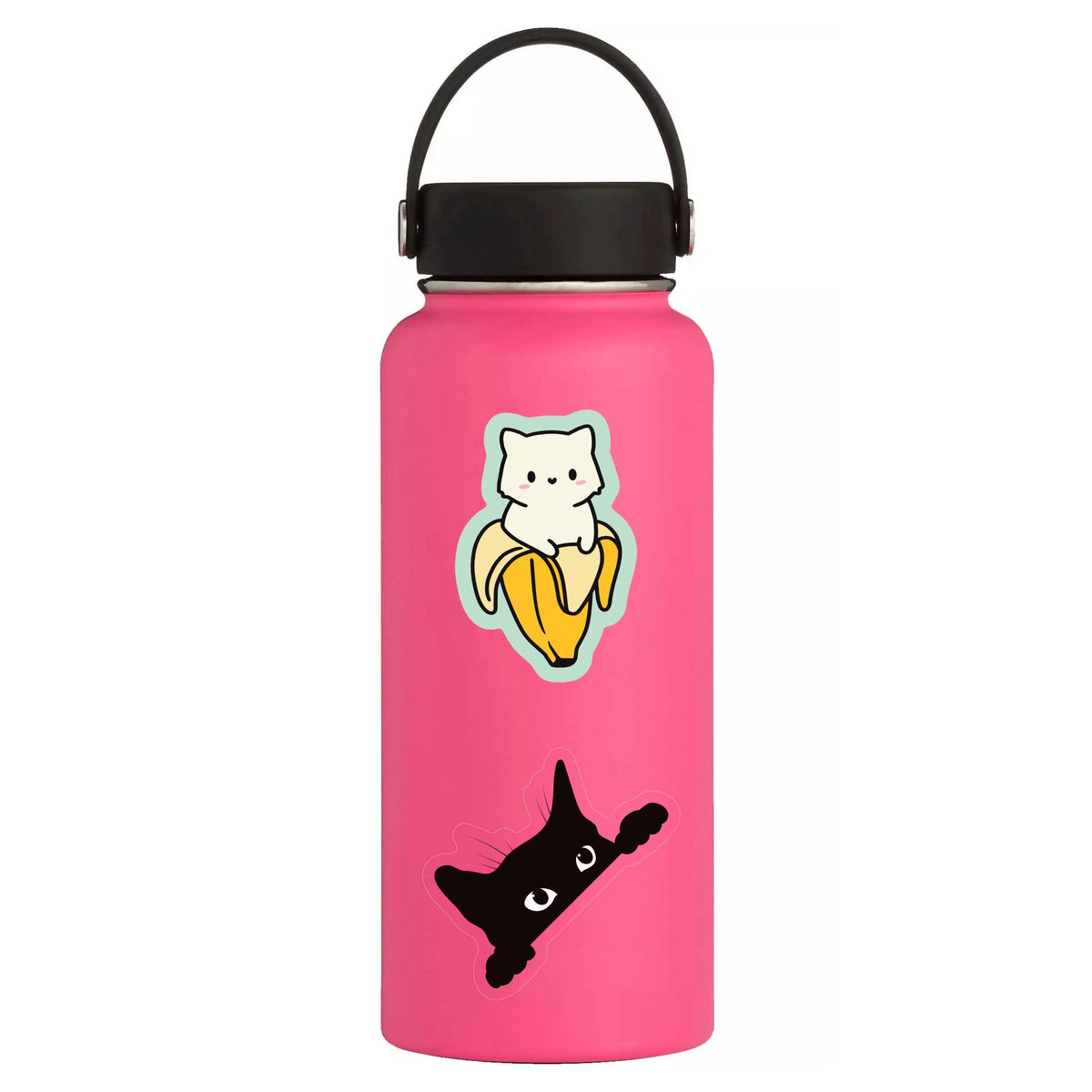 Sneaky Kitty Cat Cute Clear High Quality Vinyl Sticker