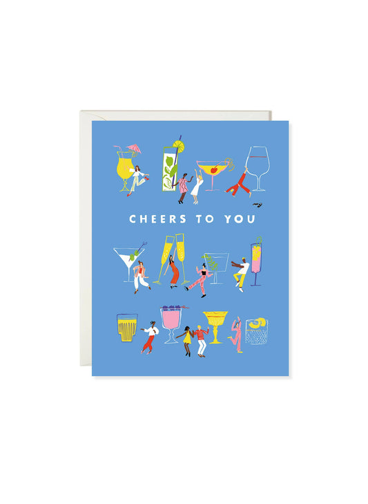 Cocktail Congrats - Congratulations Card