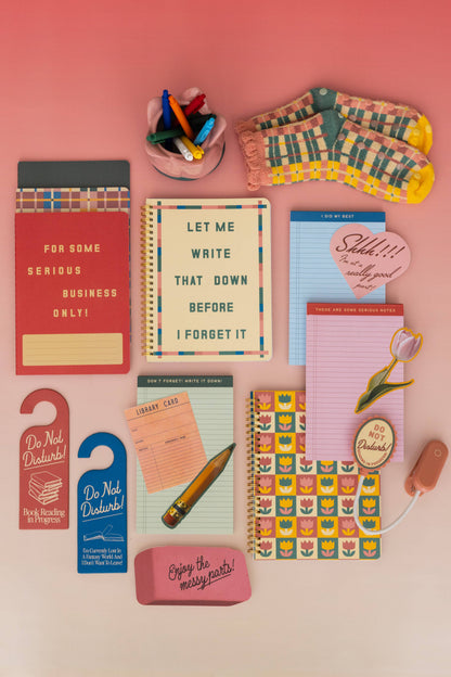 Mini Legal Pad Set, Serious Notes