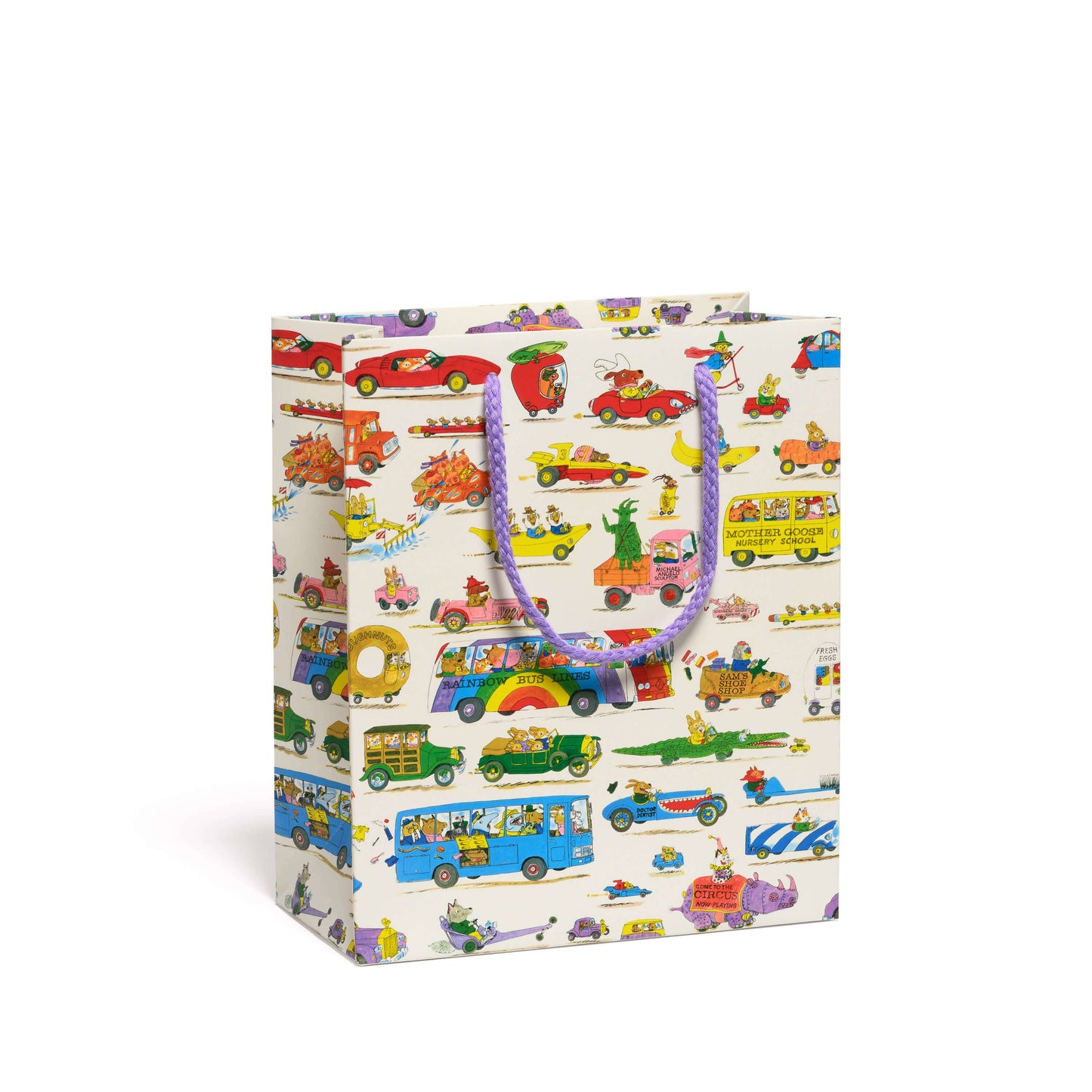 Richard Scarry Busytown Cars gift bags - Medium