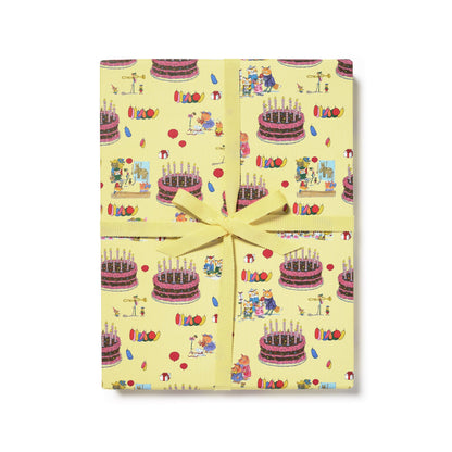 Richard Scarry Dolly Pig Birthday wrapping paper