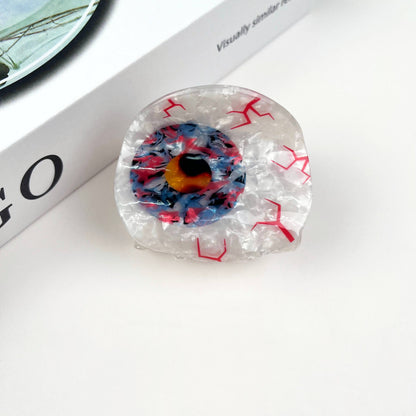 Personalized eyeball hair claw clip: C