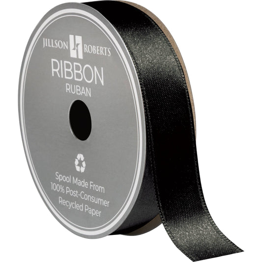 Black - Satin Ribbon – 7/8"