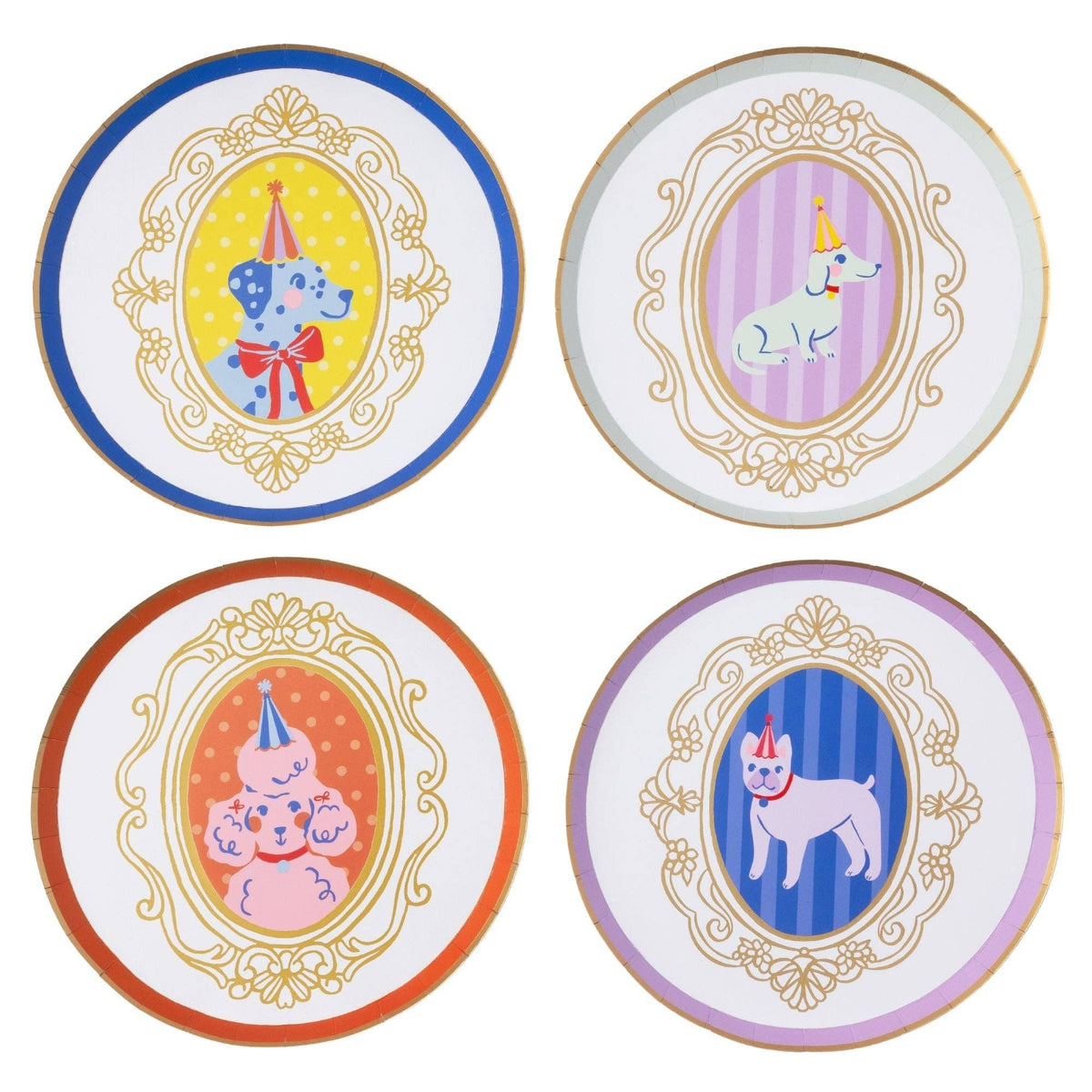 Puppy Dog Small Plates (Set of 8)
