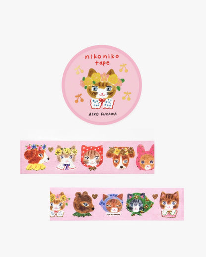 Gold Foil Washi Tape - Niko Niko