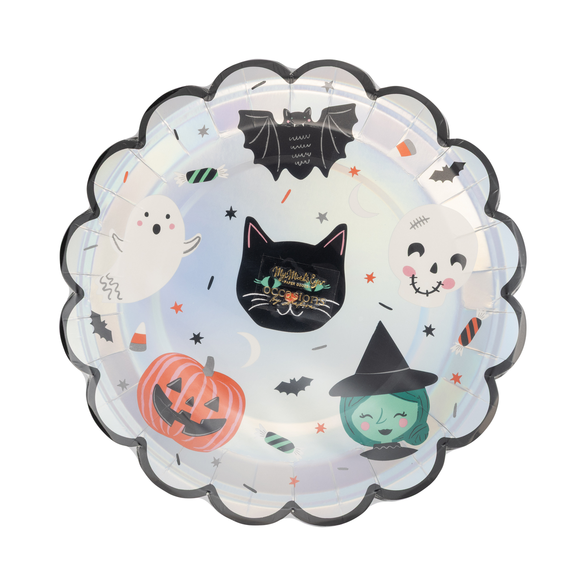 Spooky Friends Paper Plates - 9"