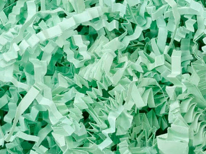 Crinkle Cut Paper Shred Small Packs: 1 Pack / 8 oz Bag / White & Iridescent