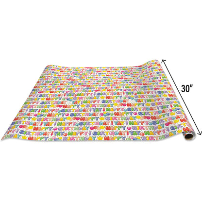 Balloon Letters - Gift Wrap Rolls