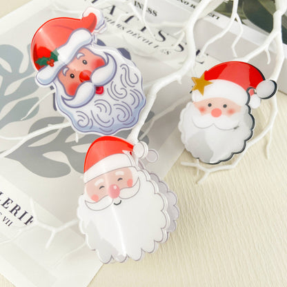 Snowman Hair Clip