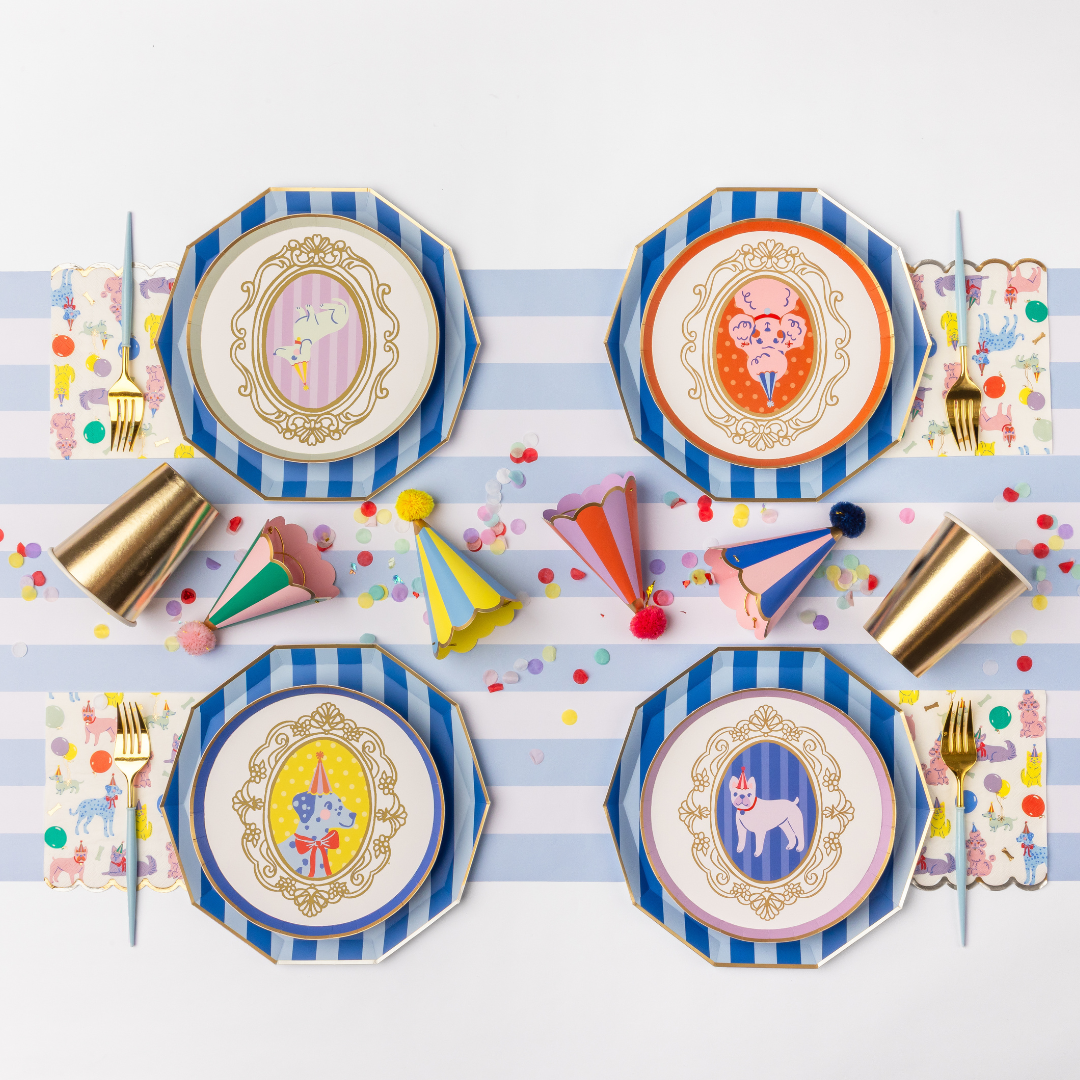 Puppy Dog Small Plates (Set of 8)