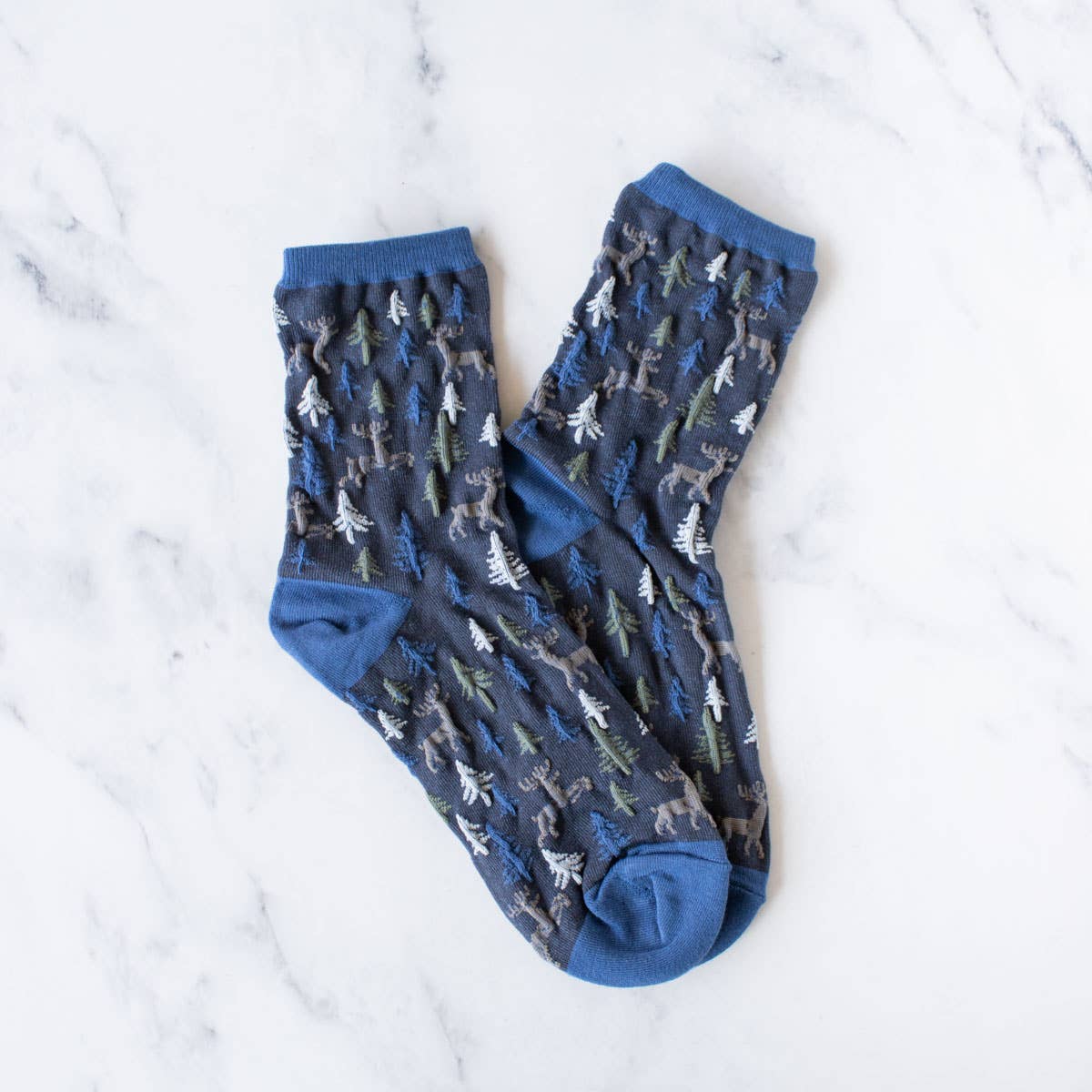 Christmas Casual Crew Socks for Holiday: Olive