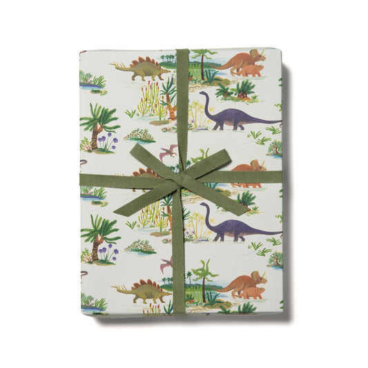 Dinosaurs wrapping paper: Flat sheets