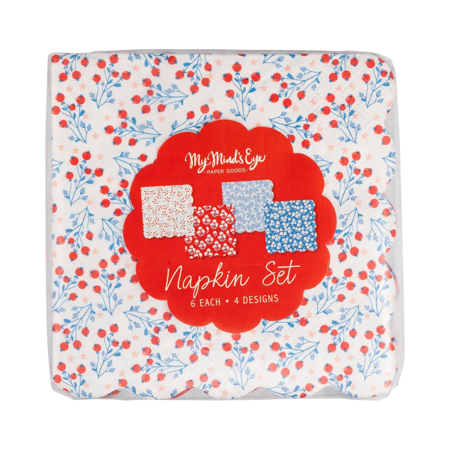 FLO1239 - Floral Cocktail Paper Napkin Set