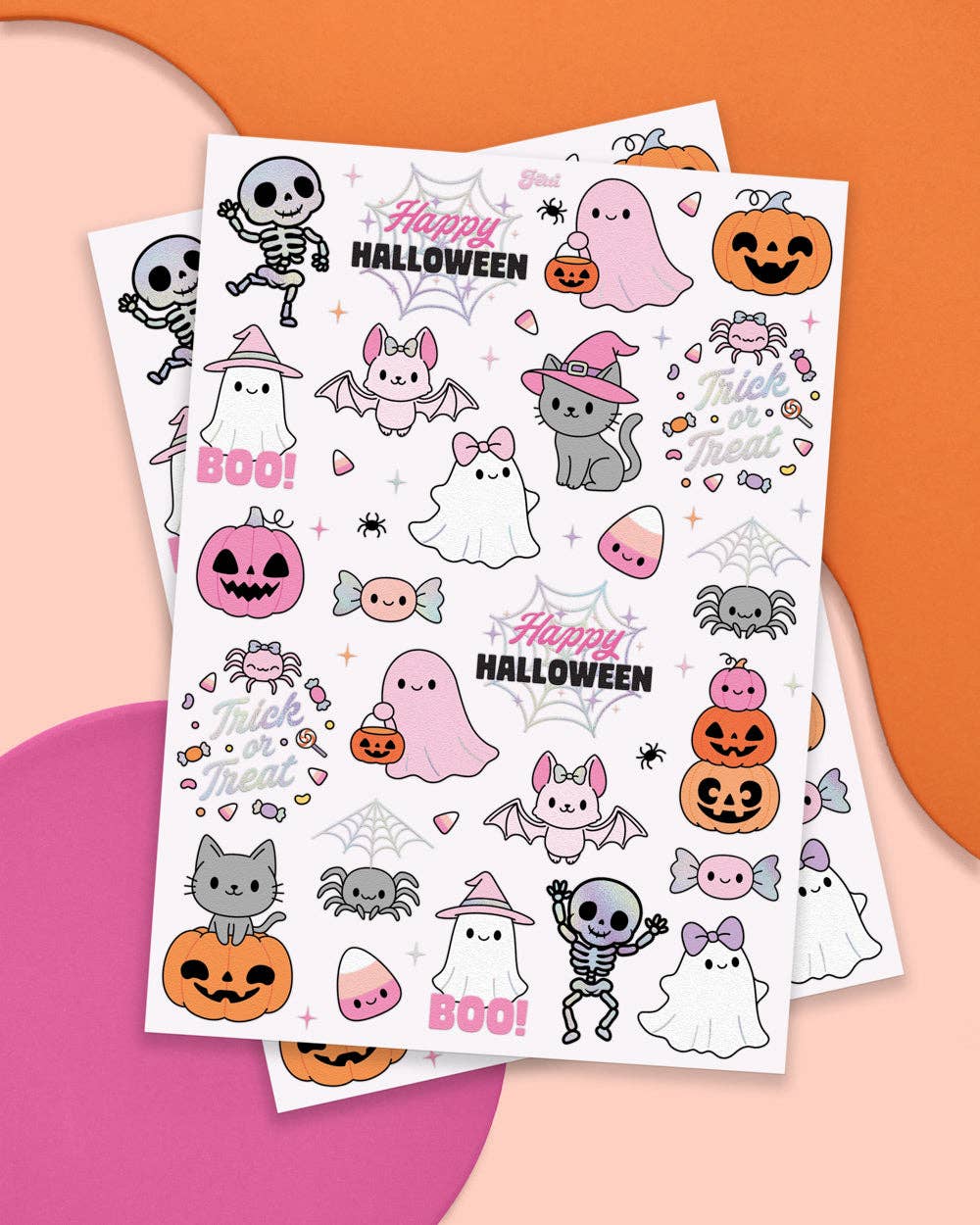 Pink Halloween Kawaii 50 Tattoos | kawaii, kids party