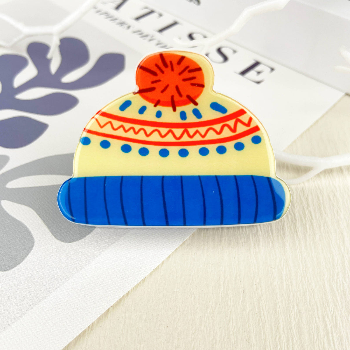 Snowman Hair Clip