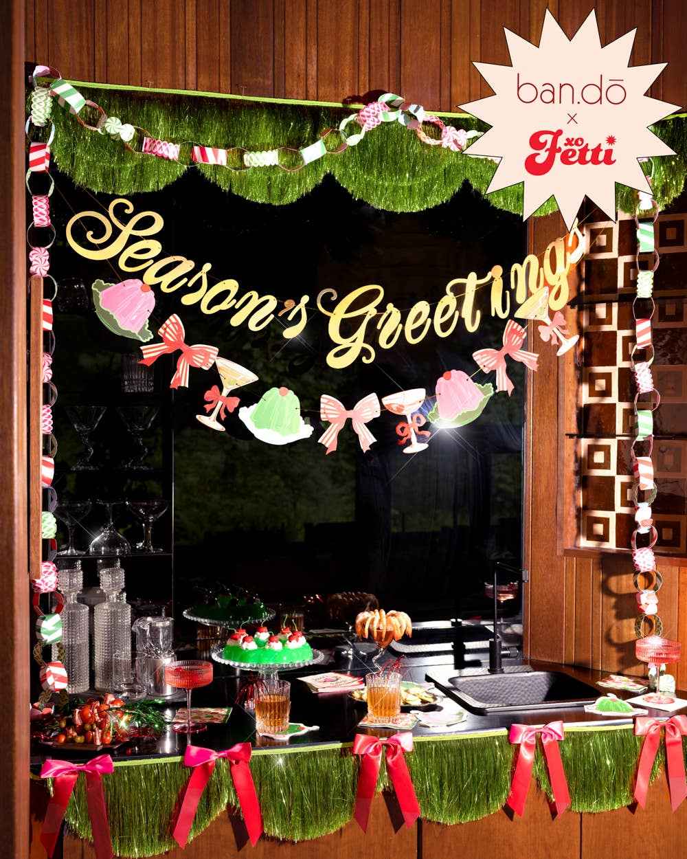 Xo, Fetti x ban.do Season's Eatings Banner | Holiday