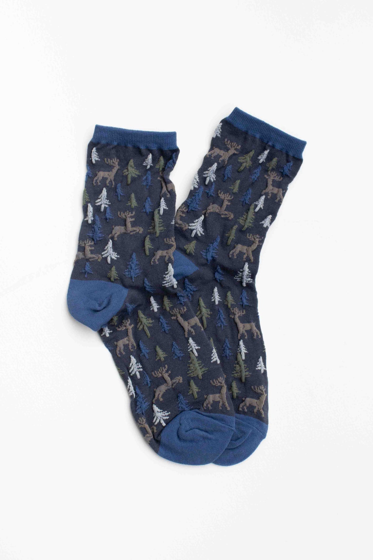 Christmas Casual Crew Socks for Holiday: Olive