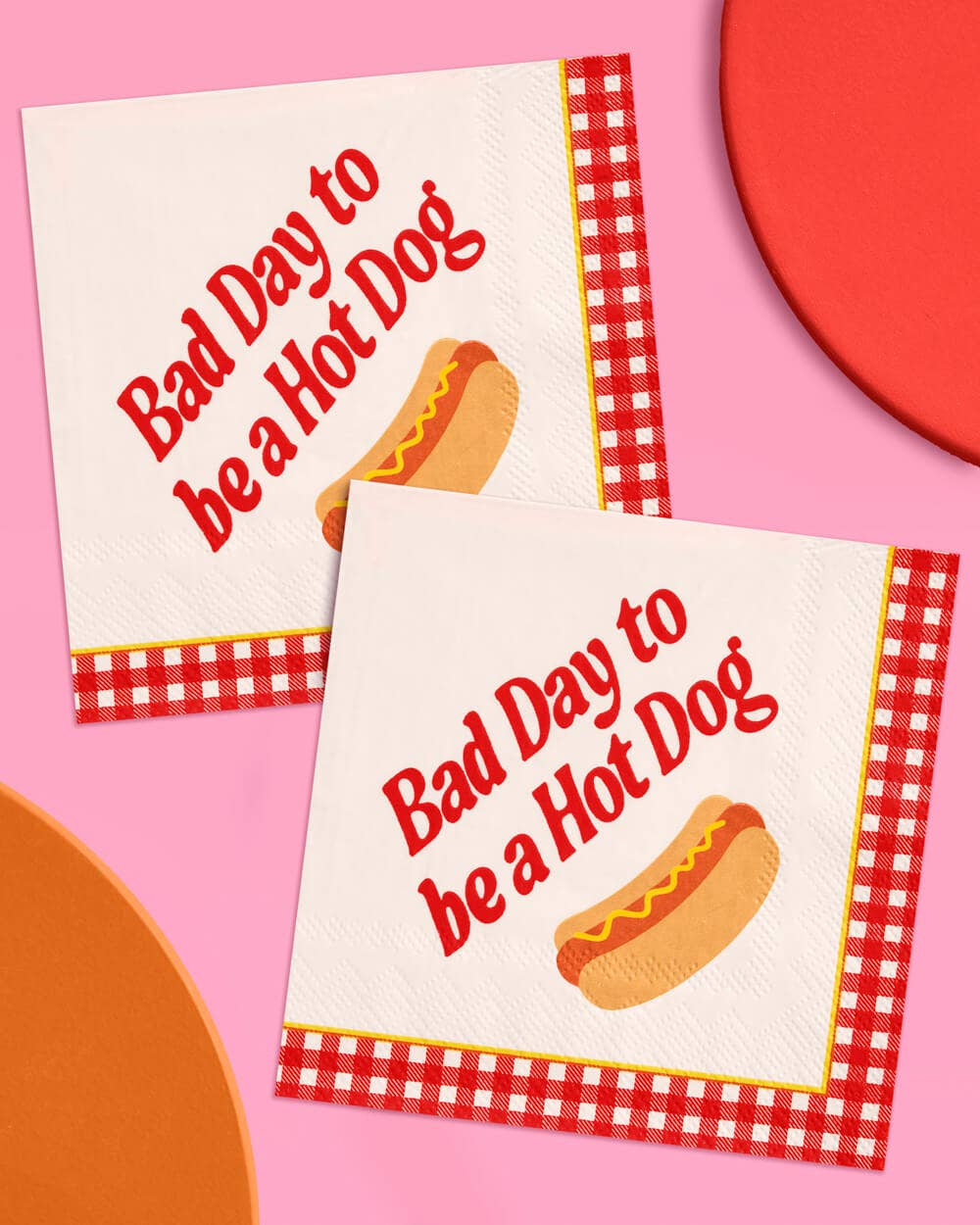 Hot Dog Napkins | BBQ, cookout, picnic, July 4th