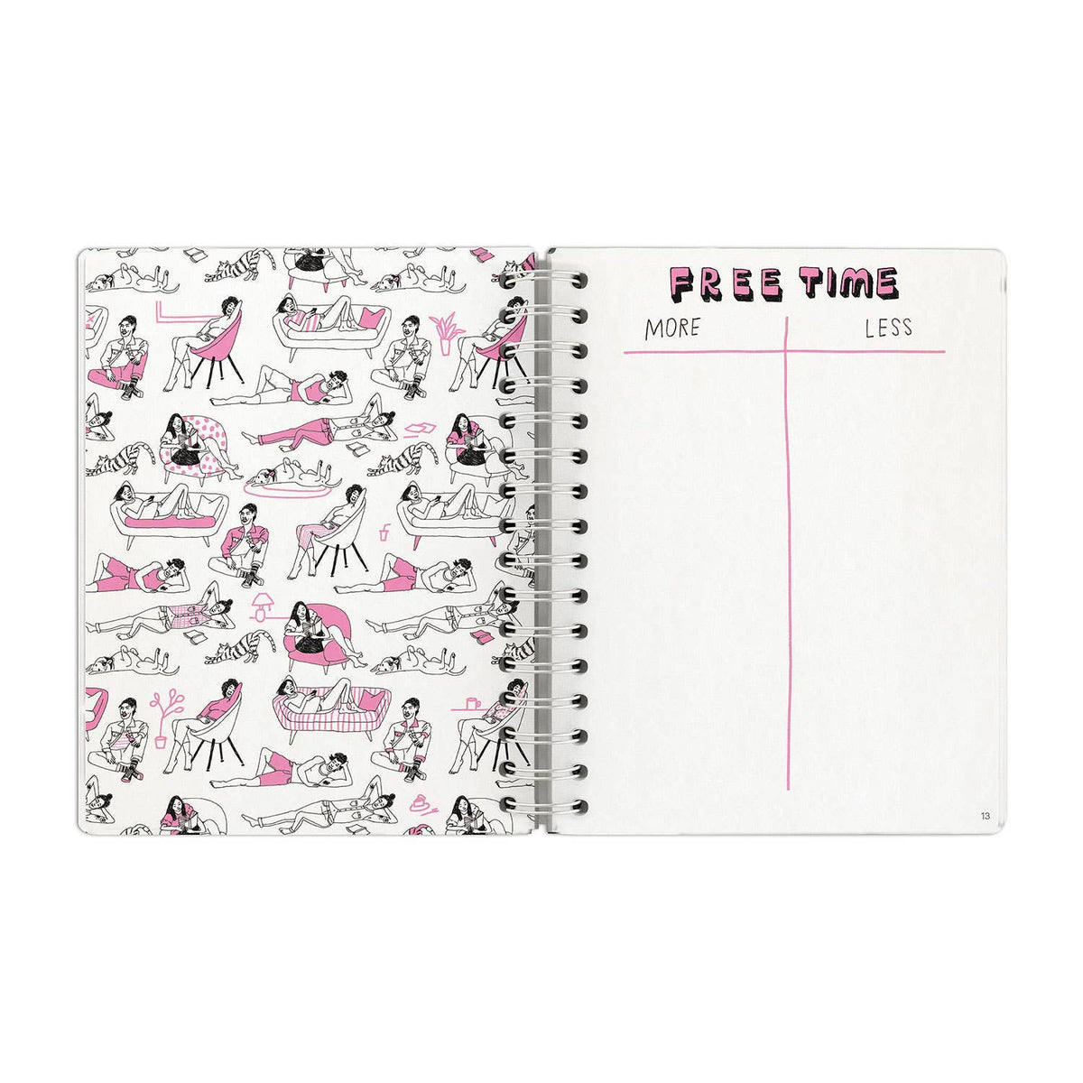 Julia Rothman More/Less Journal Guided Journal