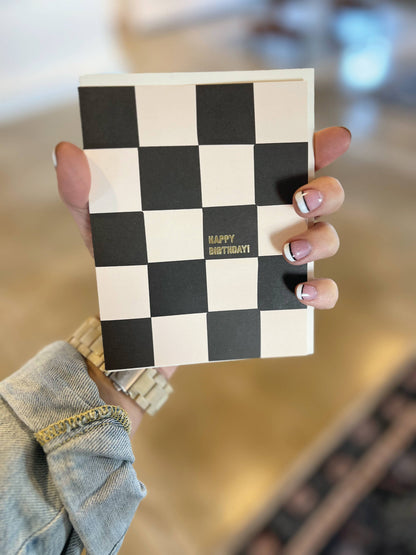 Chessboard Birthday Greeting Card