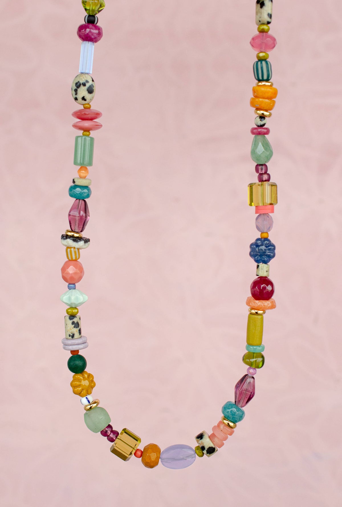 Beaded Colorful Friendship Necklace