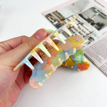 Acetate Colorful Claw Clip Cloud Hair Clips: B