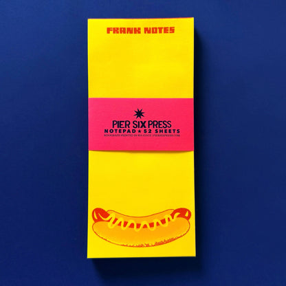 Frank Notes Hot Dog - Risograph 'Memo Maker' Notepad 