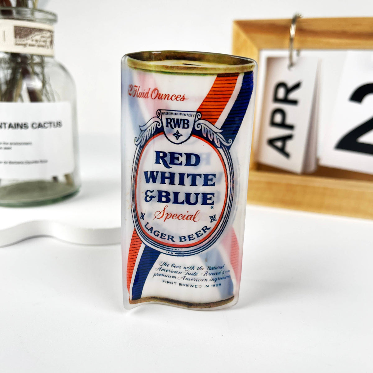 Beer can claw clip: PBR