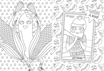 Ultimate Hot Dog Coloring and Activity Book