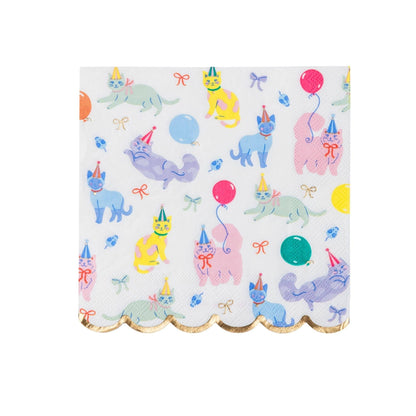 Kitty Cat Large Napkins (Set of 20)