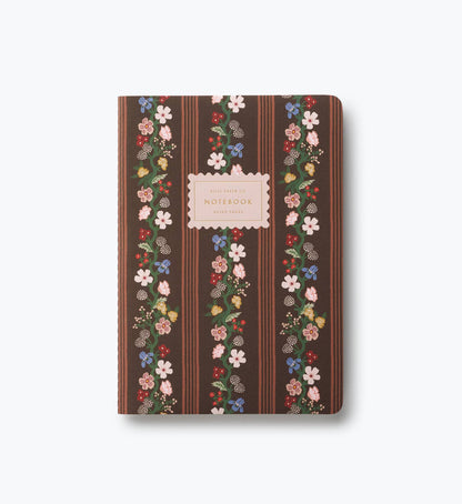 Assorted Set of 3 Paisley Notebooks