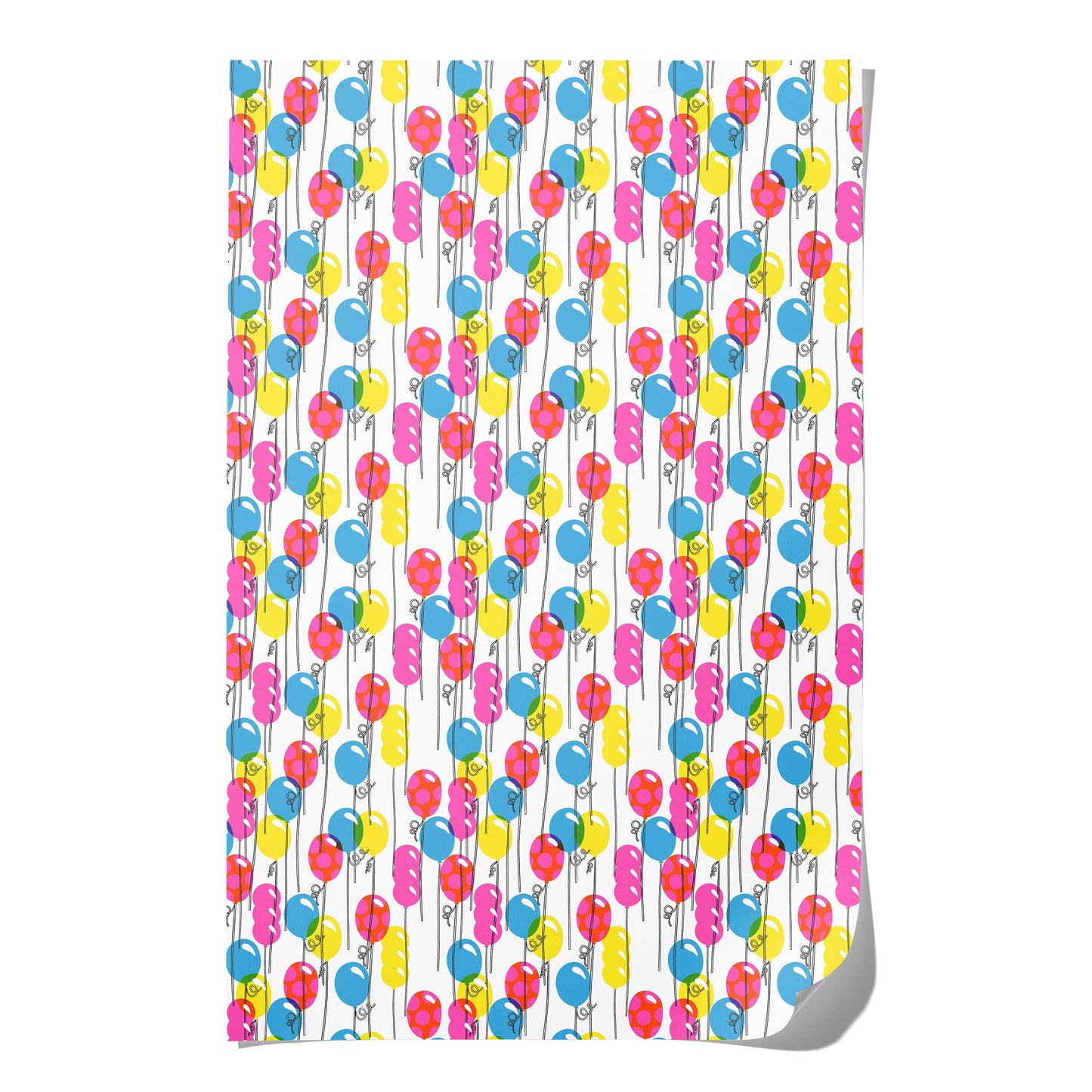 Balloons wrapping paper