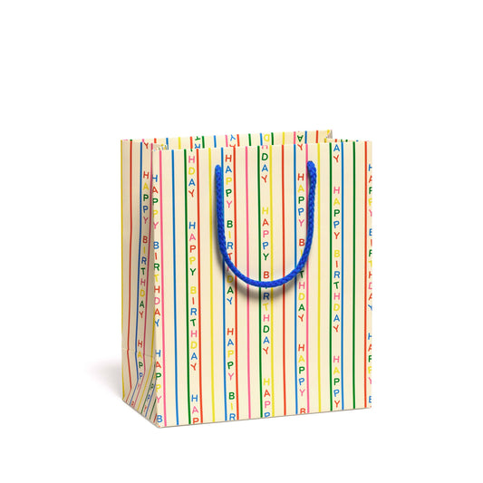 Birthday Stripes gift bags - Medium