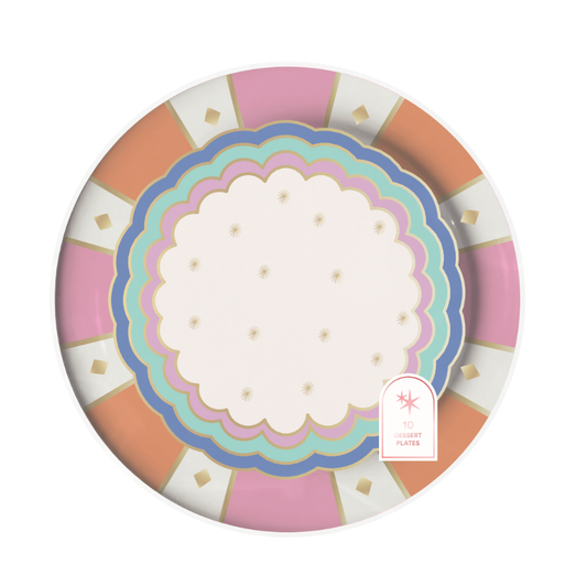Welcome To The Circus Dessert Plate Set