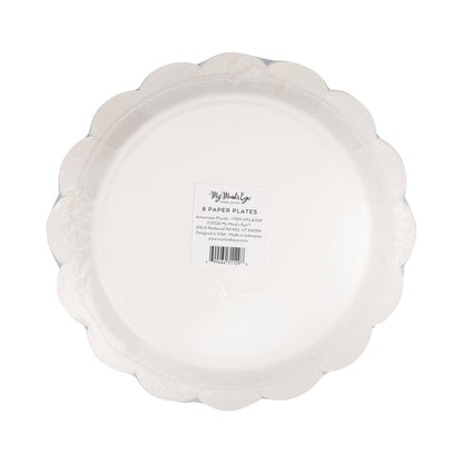 FLA1241 - Floral Paper Plate Set - 9"