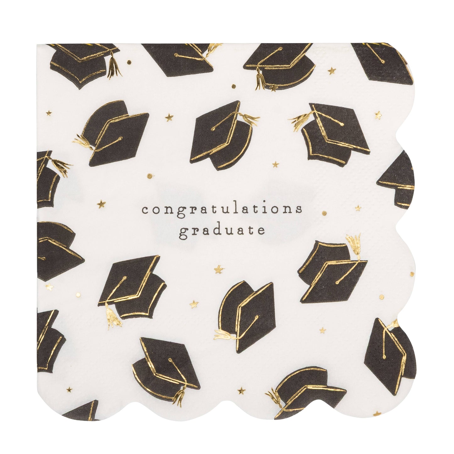 GRD1236 - Grad Hat Scatter Napkin Cocktail