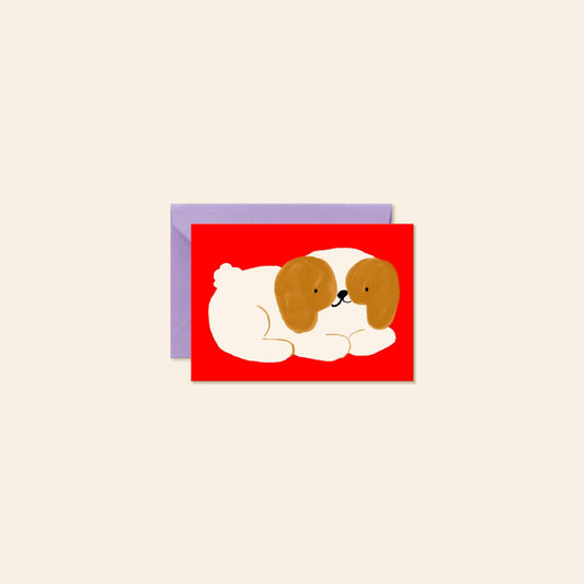 Little Puppy – Cute Dog Mini Note Card