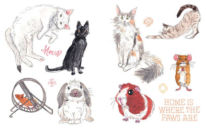 The Eclectic World of Julia Rothman Sticker Book: Hardcover
